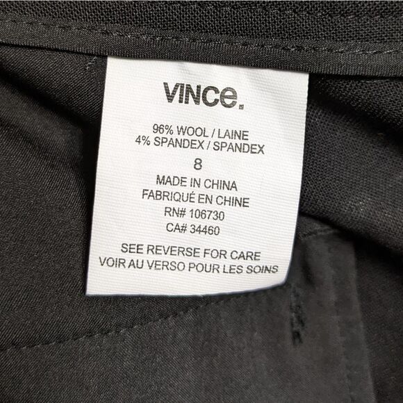 VINCE Side Strapping Wool Pants 8 - Picture 8 of 9